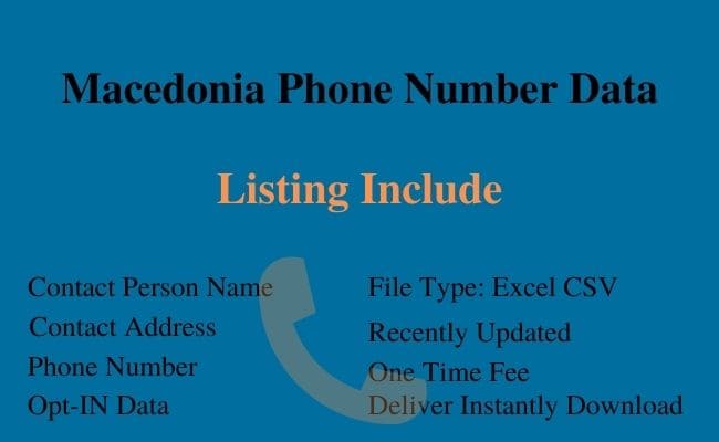 Macedonia Phone Number List