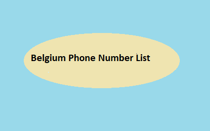 Belgium Phone Number List​