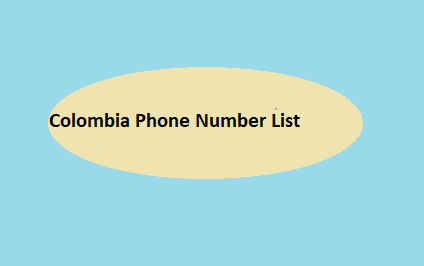 Colombia Phone Number List​