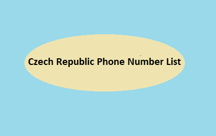 Czech Republic Phone Number List​