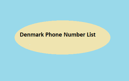 Denmark Phone Number List​