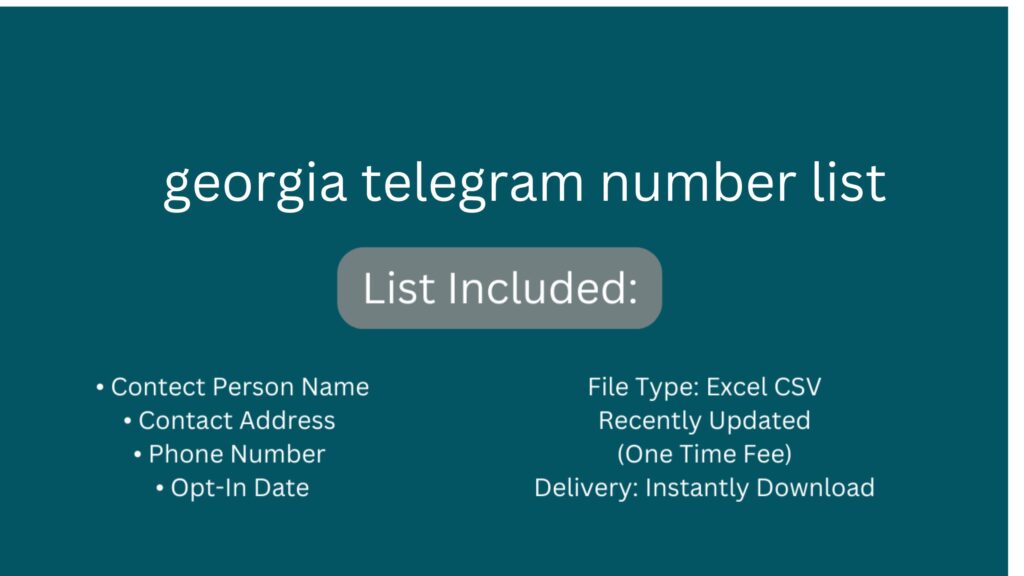 georgia telegram number list_