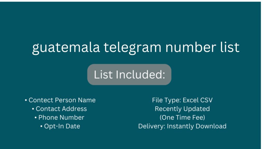 guatemala telegram number list_