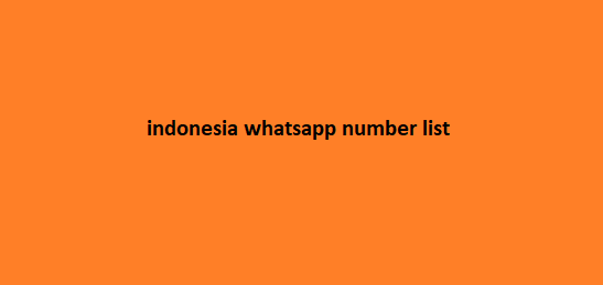 india whatsapp number list​