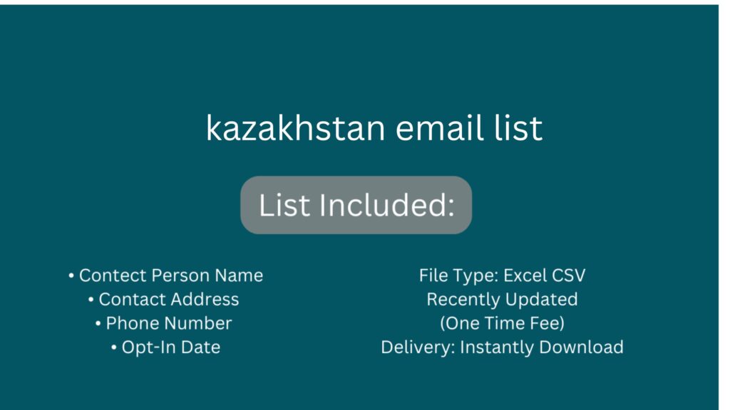 kazakhstan email list_