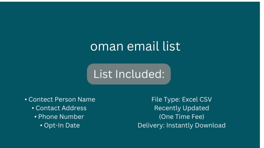 oman email list_