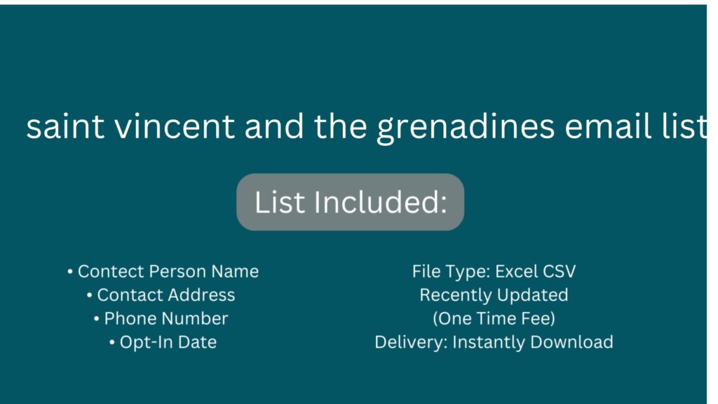 saint vincent and the grenadines email list_