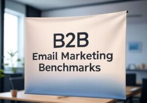 b2b email marketing benchmarks